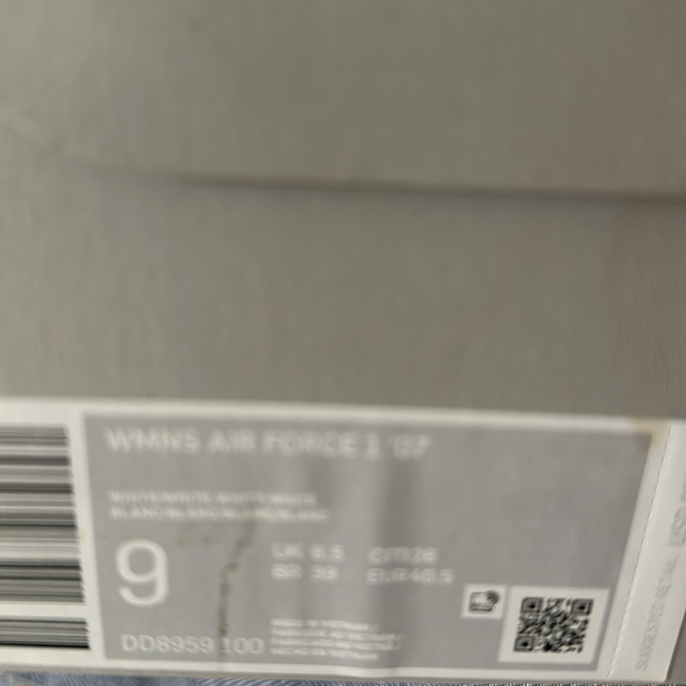 Nike Women's Air Force 1 ‘07 white SZ 9 - Picture 12 of 12